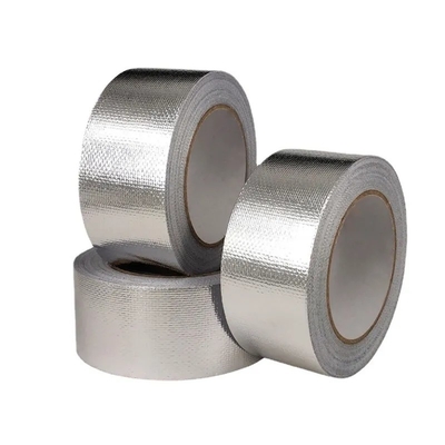 Bande adhésive en caoutchouc imperméable ignifuge de fibre de verre de la CAHT de papier d'aluminium de bande