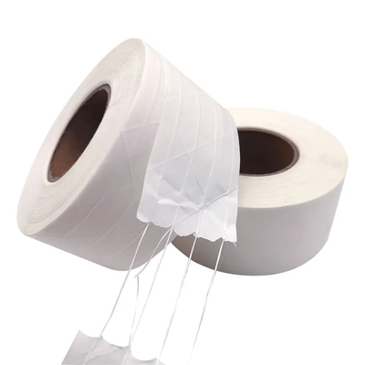 L'eau humide blanche de bande paerforée renforcée de Papier d'emballage a activé la bande de emballage de papier gommée