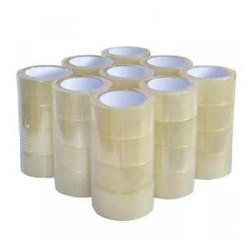 Carton transparent scellant la bande de emballage de Logo Printed Clear BOPP de bande de BOPP