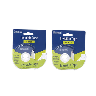 Distributeur de BOPP Crystal Clear Stationery Tape With pour l'école de bureau