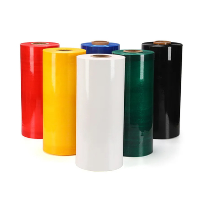 Machine en plastique colorée de petit pain enorme de film de bout droit d'enveloppe biodégradable de palette