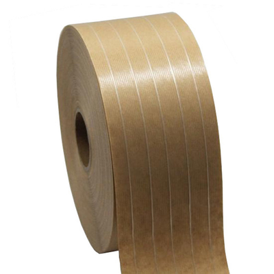 L'eau a activé Papier d'emballage auto-adhésif Brown renforcé de bande paerforée Papier d'emballage Eco de bande paerforée