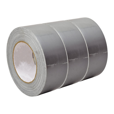 La bande en caoutchouc synthétique résistante d'ancien de tissu imperméabilisent Duck Cloth Tape For Carpet argenté