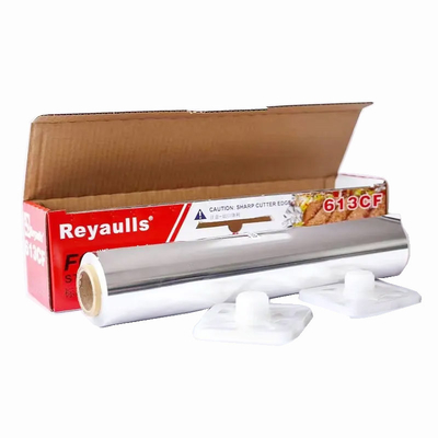 Cuisine de catégorie comestible faisant cuire le petit pain de papier d'aluminium avec la lame en plastique en métal de support