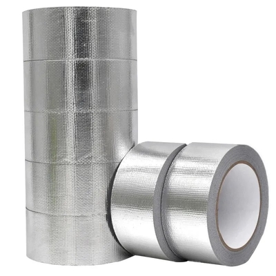 Bande auto-adhésive ignifuge de tissu de fibre de verre d'isolation thermique de la CAHT de papier aluminium