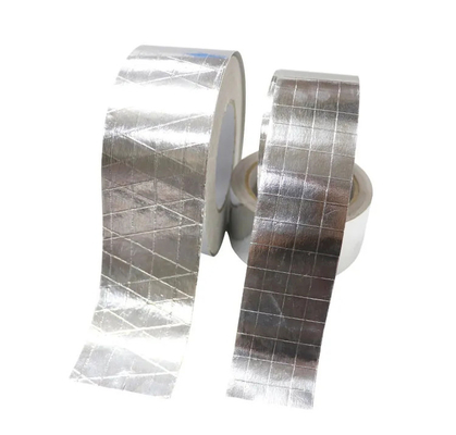 La CAHT adhésive de résine en caoutchouc imperméable en aluminium de bande de 2 manières FSK a renforcé la bande de Papier d'emballage de canevas d'aluminium