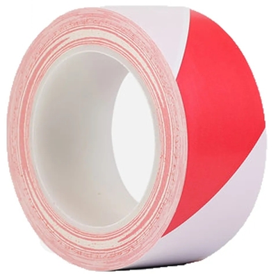 Sécurité résistante blanche rouge de bande de plancher de double couleur de bande d'inscription de plancher de vinyle de PVC