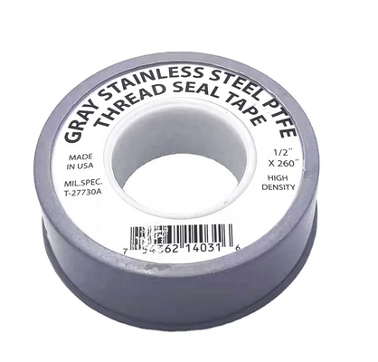 Bande 100% de la bande 19mm Ptfe de joint de fil du téflon PTFE de gris