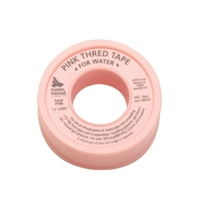La bande de fil de téflon de PTFE a coloré la bande de joint de fil de 100% PTFE
