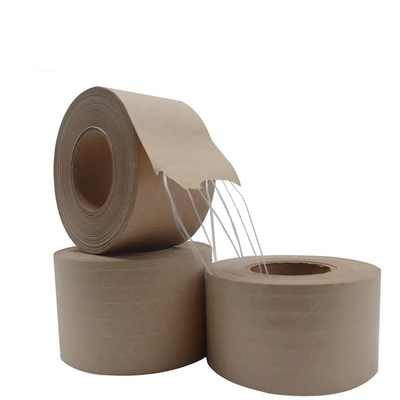 L'eau humide de bande paerforée renforcée écologique de Papier d'emballage activée a collé de bande paerforée