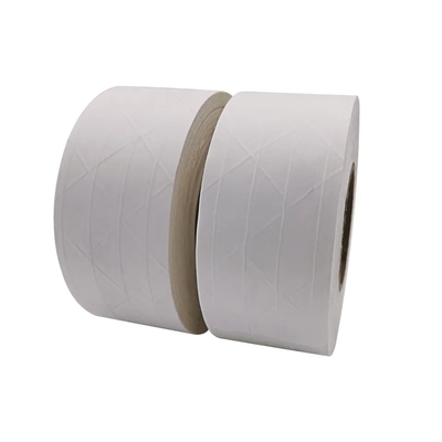 L'eau humide blanche de bande paerforée renforcée de Papier d'emballage a activé la bande de emballage de papier gommée
