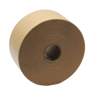 Bande de papier d'emballage activée par l'eau renforcée d'OEM avec le fil en nylon de 5 fils