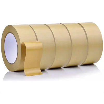 Ruban de papier kraft personnalisé à dos plat biodégradable imprimable inscriptible auto-adhésif non renforcé
