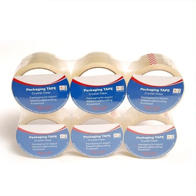 Carton transparent scellant la bande de emballage de Logo Printed Clear BOPP de bande de BOPP