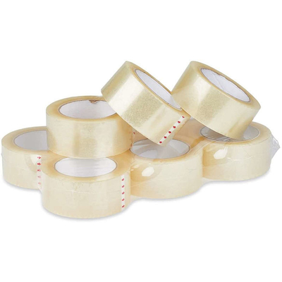 Carton transparent scellant la bande de emballage de Logo Printed Clear BOPP de bande de BOPP