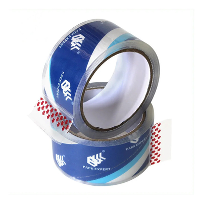 Carton scellant la bande de emballage Crystal Clear Pressure Sensitive transparent de BOPP