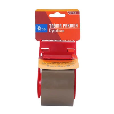 Bande de emballage du supermarché BOPP Brown avec la bande de emballage sensible à la pression de coupeur de bande