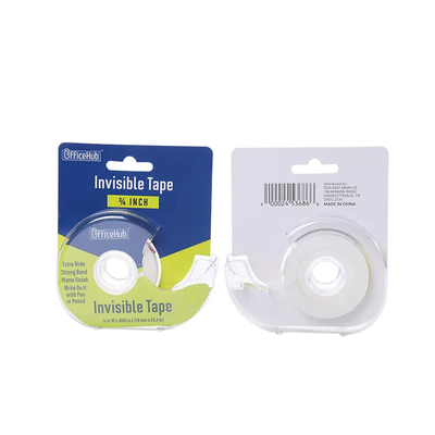 Distributeur de BOPP Crystal Clear Stationery Tape With pour l'école de bureau