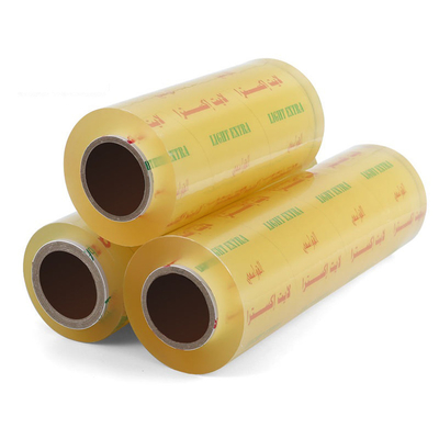 Le PVC s'accrochent film de bout droit compostable pour la catégorie comestible faite sur commande de conservation fraîche d'enveloppe en plastique de nourriture