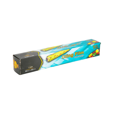 Le PVC en plastique imprimé fait sur commande de catégorie comestible s'accrochent espace libre d'enveloppe de film avec le coupeur de glisseur