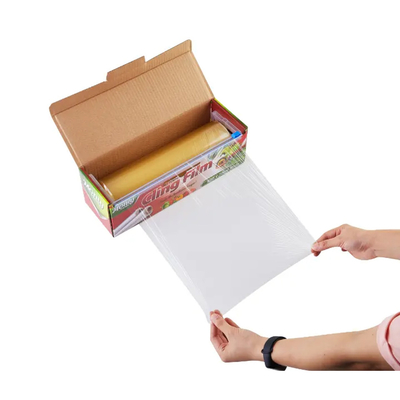 Le PVC transparent s'accrochent enveloppe de film pour l'enveloppe de plastique de catégorie comestible
