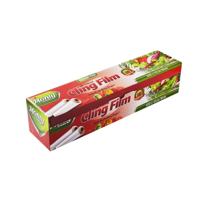 Le PVC transparent s'accrochent enveloppe de film pour l'enveloppe de plastique de catégorie comestible