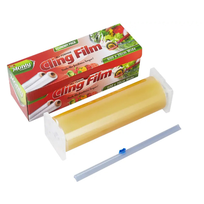 Le PVC transparent s'accrochent enveloppe de film pour l'enveloppe de plastique de catégorie comestible
