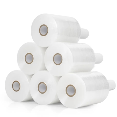 Petit pain de film d'enveloppe de bout droit de Mini Handheld LLDPE avec le distributeur de papier augmenté de noyau