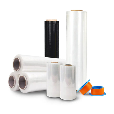 Film industriel d'emballage en plastique de palette manuelle de LLDPE avec le distributeur tournant