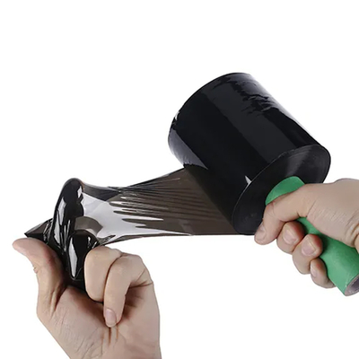 Film de emballage noir d'enveloppe de bout droit de Mini Handheld LLDPE avec le distributeur tournant de poignées pour l'enveloppe de cartons