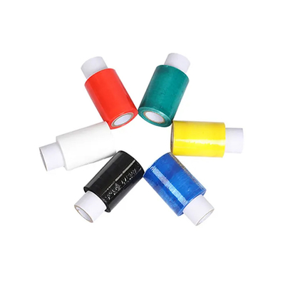 Enveloppe en plastique jaune colorée de film d'enveloppe de bout droit de Mini Handheld LLDPE avec le distributeur de poignées