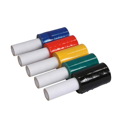 Enveloppe en plastique jaune colorée de film d'enveloppe de bout droit de Mini Handheld LLDPE avec le distributeur de poignées