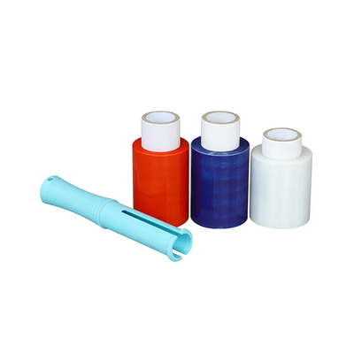 Enveloppe en plastique jaune colorée de film d'enveloppe de bout droit de Mini Handheld LLDPE avec le distributeur de poignées