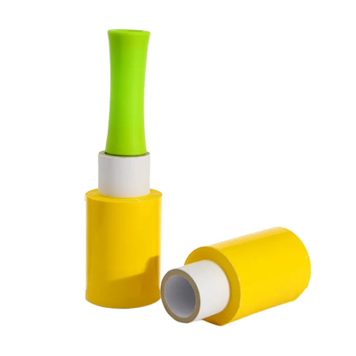 Enveloppe en plastique jaune colorée de film d'enveloppe de bout droit de Mini Handheld LLDPE avec le distributeur de poignées