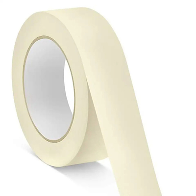Ruban de papier de crêpe de la résistance 60℃ de la température peignant le film de masquage attaché du ruban adhésif