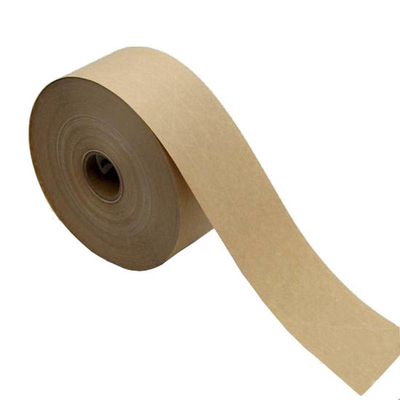 L'eau renforcée de bande de cachetage de papier d'emballage a activé la bande imprimée faite sur commande de Papier d'emballage