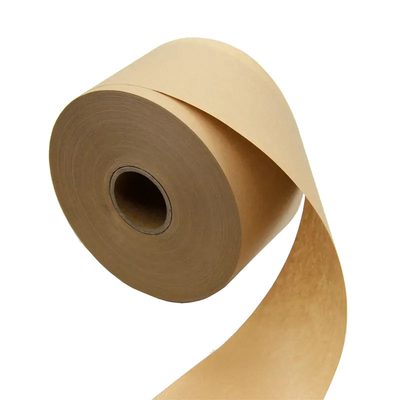 L'eau humide écologique de bande paerforée non renforcée de Brown Papier d'emballage activée a collé de bande paerforée