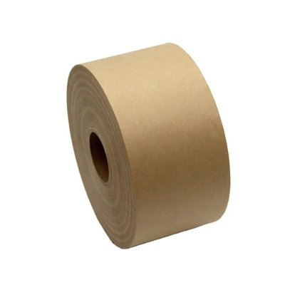 L'eau humide écologique de bande paerforée non renforcée de Brown Papier d'emballage activée a collé de bande paerforée