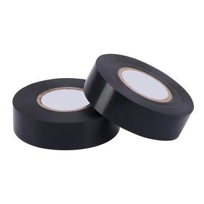 Noir ignifuge de bande électrique de PVC d'isolation coloré