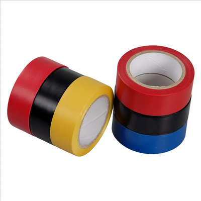 Noir ignifuge de bande électrique de PVC d'isolation coloré