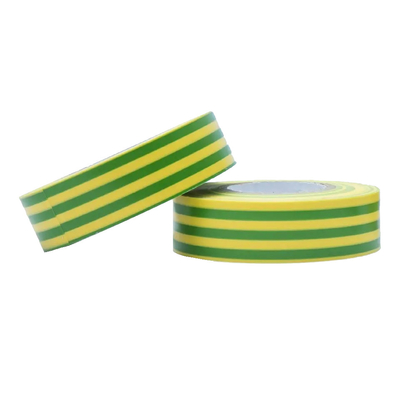 Le PVC a coloré COV ignifuge de bande jaune d'isolation le bas sans plomb