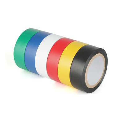 Le PVC a coloré COV ignifuge de bande jaune d'isolation le bas sans plomb