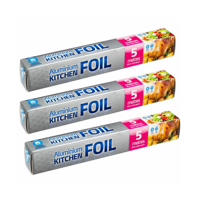 Film d'aluminium résistant personnalisable de papier d'aluminium de service alimentaire de cuisine