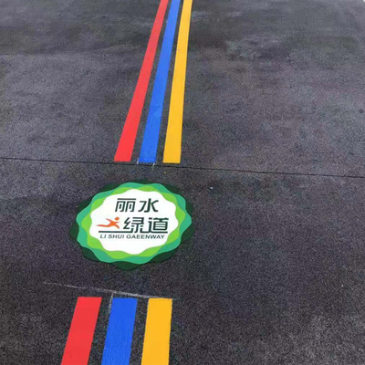 La bande provisoire de marquage routier de trottoir a pré formé la bande réfléchie colorée de rayage de trottoir