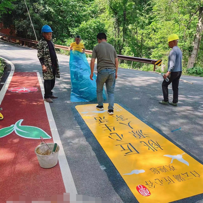 Bande barrante provisoire de repérage de particules de bandes d'anti de tache anti trottoir permanent de glissement