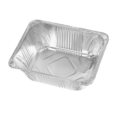 Conteneurs de nourriture résistants de papier d'aluminium Pan With Foil Lid à emporter profond jetable
