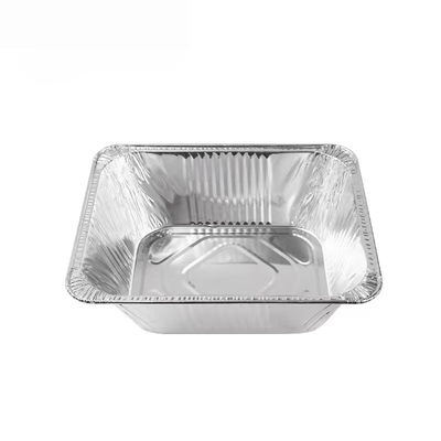 Conteneurs de nourriture résistants de papier d'aluminium Pan With Foil Lid à emporter profond jetable