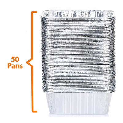 1LB aluminium de conteneur de nourriture des conteneurs de nourriture de papier d'aluminium de la coutume 8342 450ml avec le couvercle