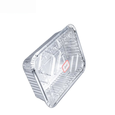 Papier d'aluminium Tray With Lid d'emballage de plats à emporter de conteneurs de nourriture de papier d'aluminium de catégorie comestible
