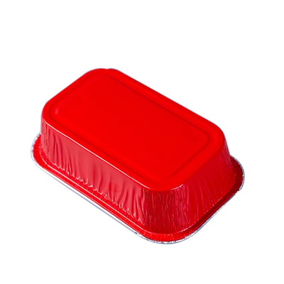 papier d'aluminium Pan Airline Food Packing Trays de gamelle jetable de l'avion 500ml avec des couvercles
